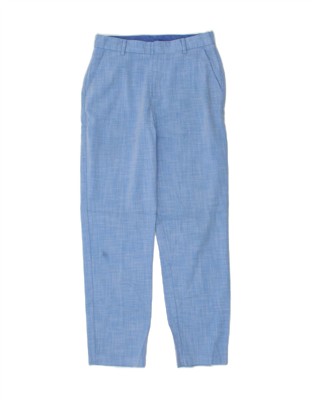 IZOD Boys Slim Casual Trousers 15-16 Years W30 L30 Blue Polyester Vintage Izod and Second-Hand Izod from Messina Hembry 
