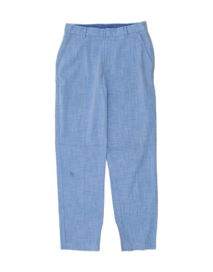 IZOD Boys Slim Casual Trousers 15-16 Years W30 L30 Blue Polyester Vintage Izod and Second-Hand Izod from Messina Hembry 