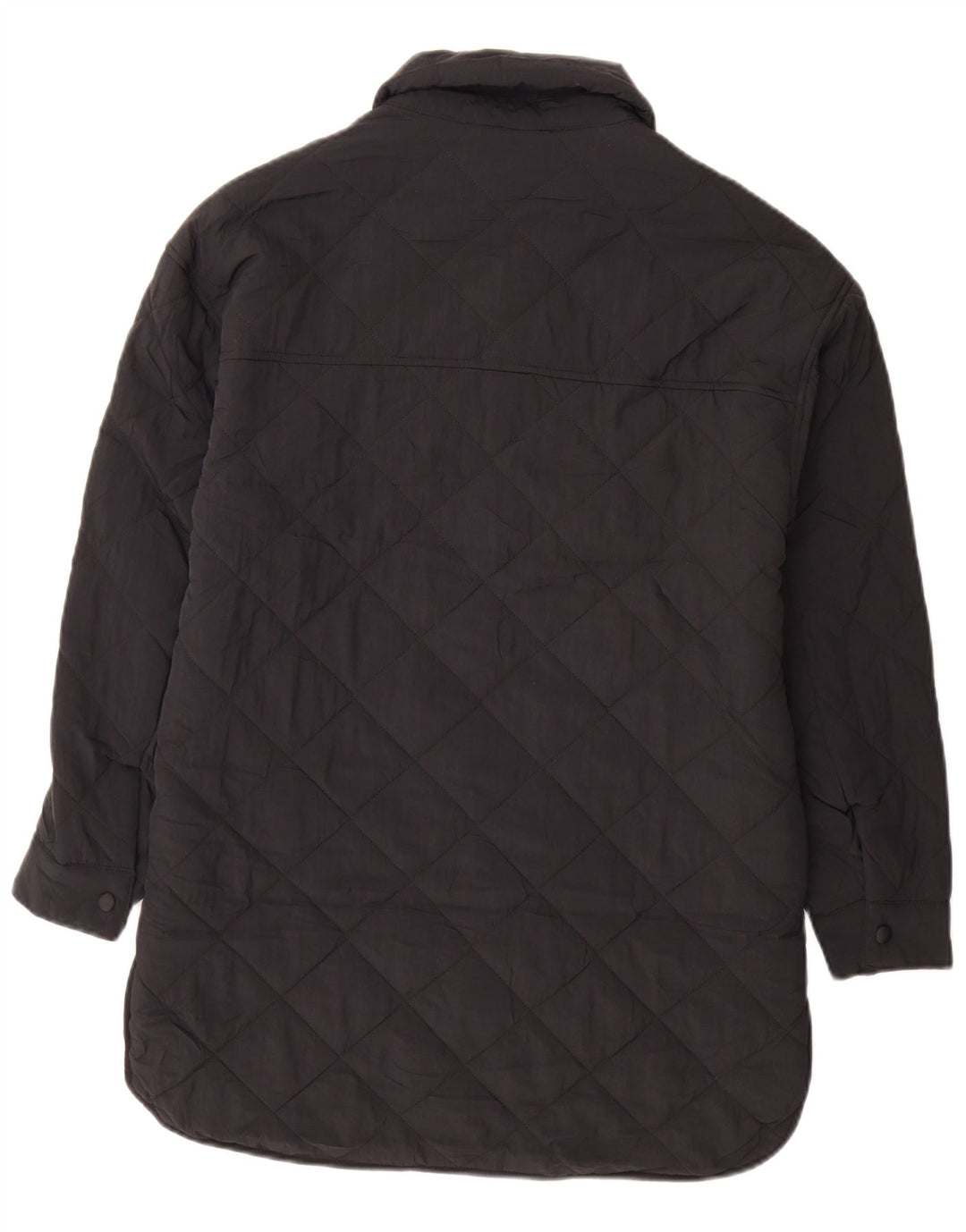 Cappotto imbottito trapuntato oversize da donna Marks & Spencer UK 6 XS Nero