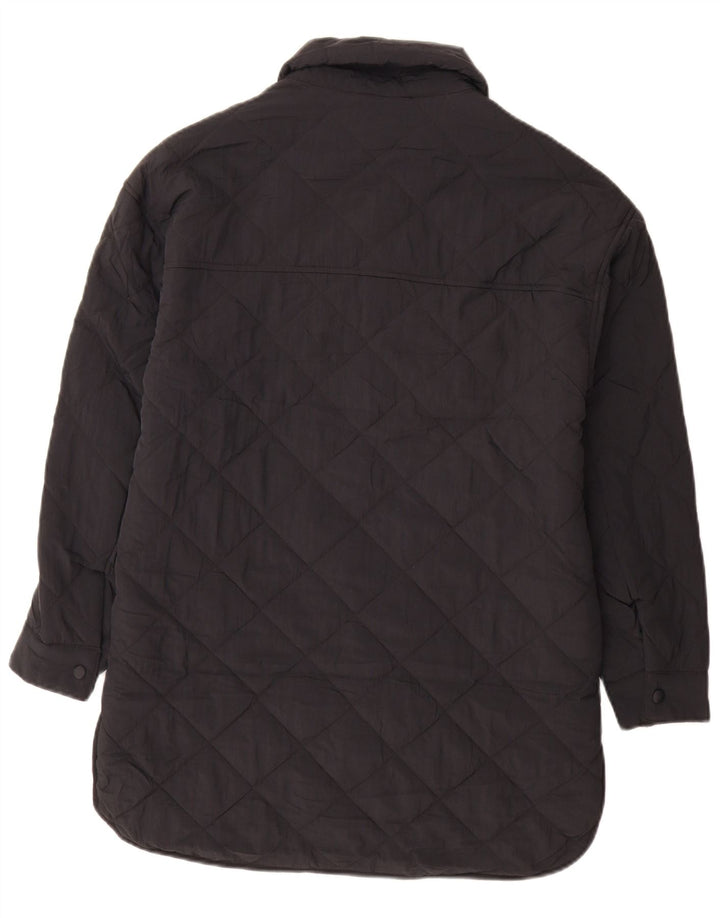 Cappotto imbottito trapuntato oversize da donna Marks & Spencer UK 6 XS Nero