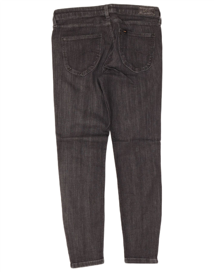 Jeans corti Lee Scarlett da donna W29 L26 cotone nero