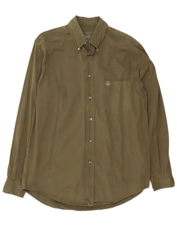 Murphy & Nye Camicia Heritage da uomo in cotone kaki medio