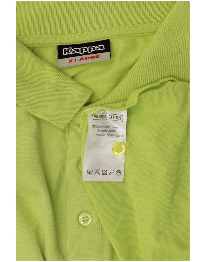 Polo Kappa Uomo XL Verde Cotone