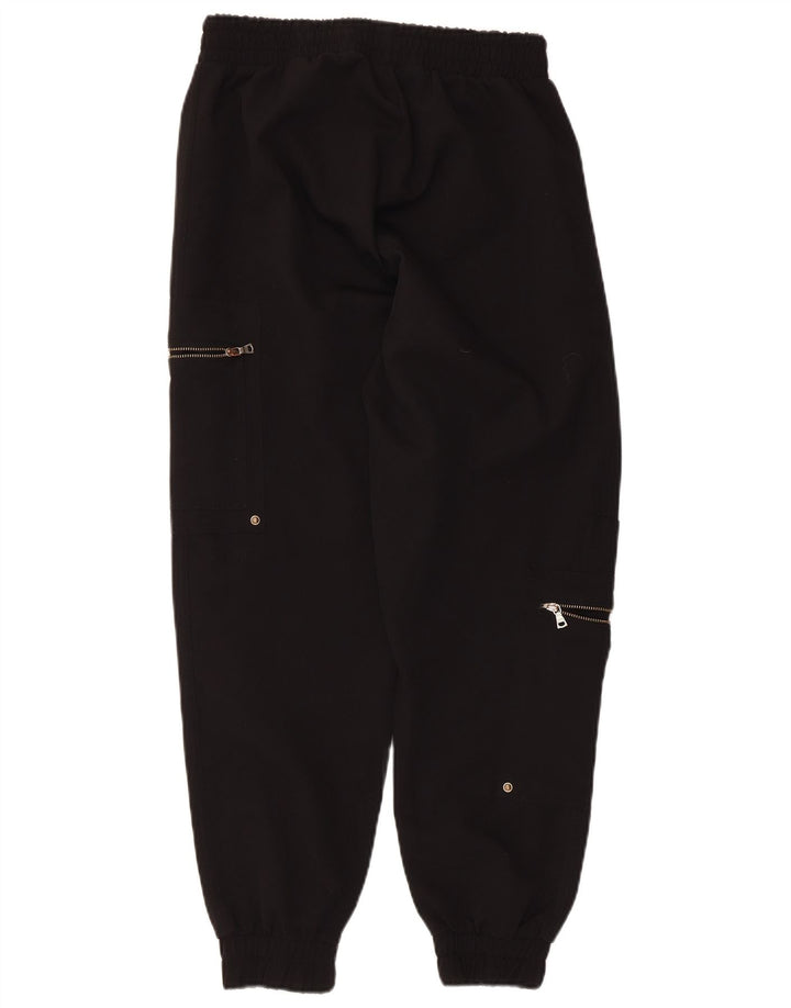 Pantaloni da tuta cargo Zara da donna, pantaloni da jogging UK 8 piccoli neri