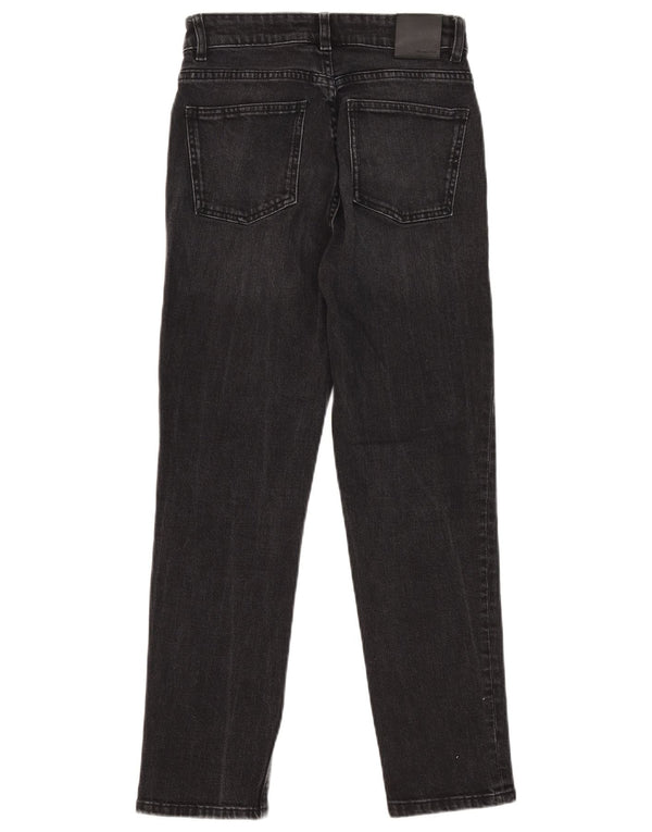 Jeans dritti da donna Massimo Dutti EU 34 2XS W24 L26 Cotone nero