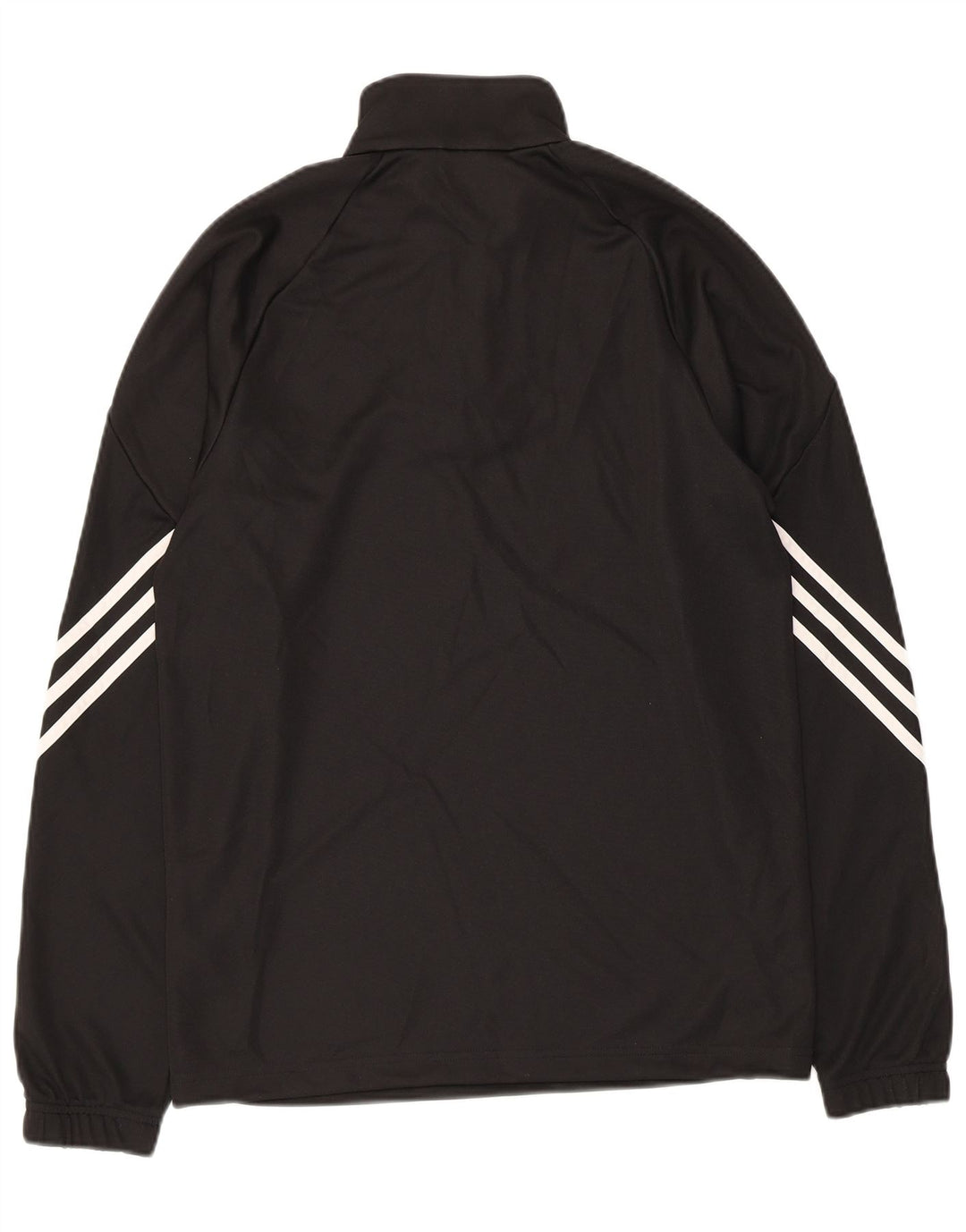 Adidas Uomo Climalite Zip Neck Pullover Tuta Top Small Poliestere Nero