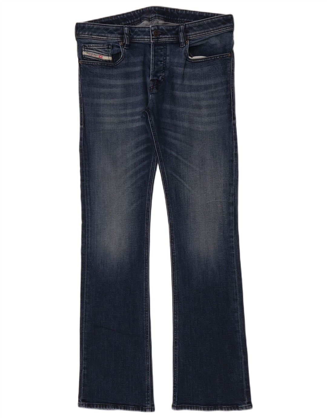 Jeans Bootcut da donna Diesel W31 L33 in cotone blu