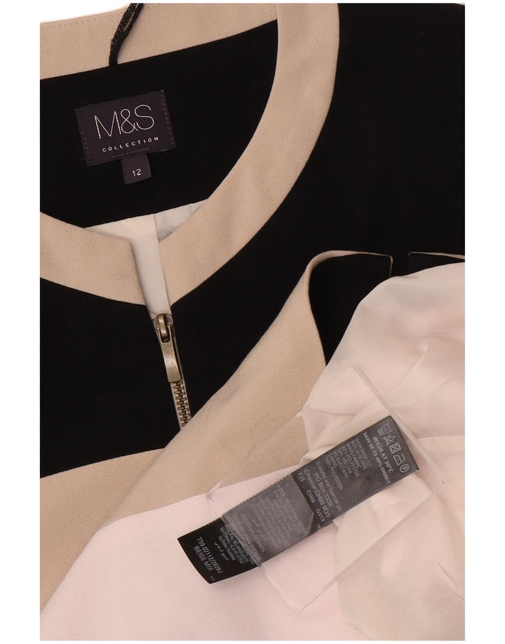 Giubbotto bomber da donna Marks & Spencer UK 12 Colorblock beige medio