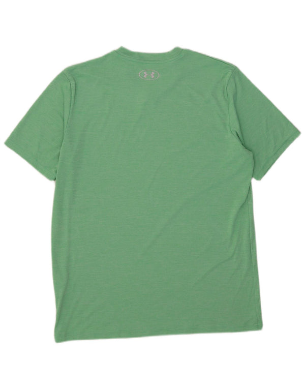 T-shirt da uomo Under Armour Top verde medio in poliestere