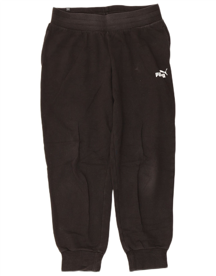 Pantaloni da tuta da donna Puma Joggers UK 14 Medium Black Cotton