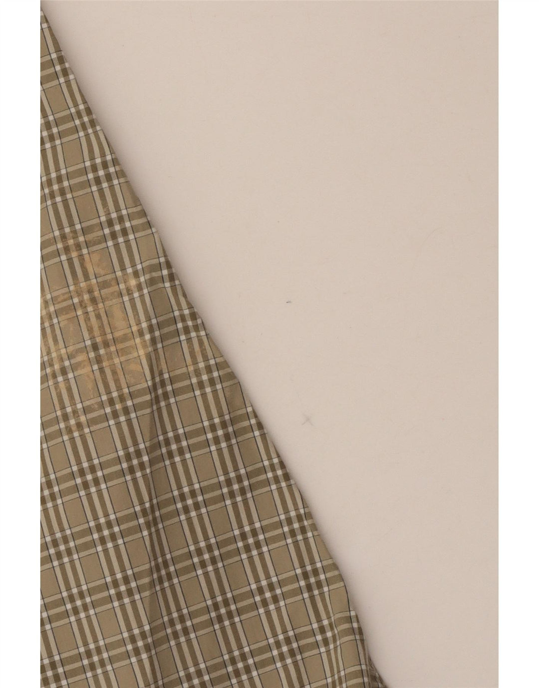 EDDIE BAUER Camicia alta da uomo in cotone a quadri kaki grande