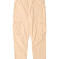 ZARA Mens Slim Cargo Trousers EU 40 Medium W31 L28 Beige Cotton