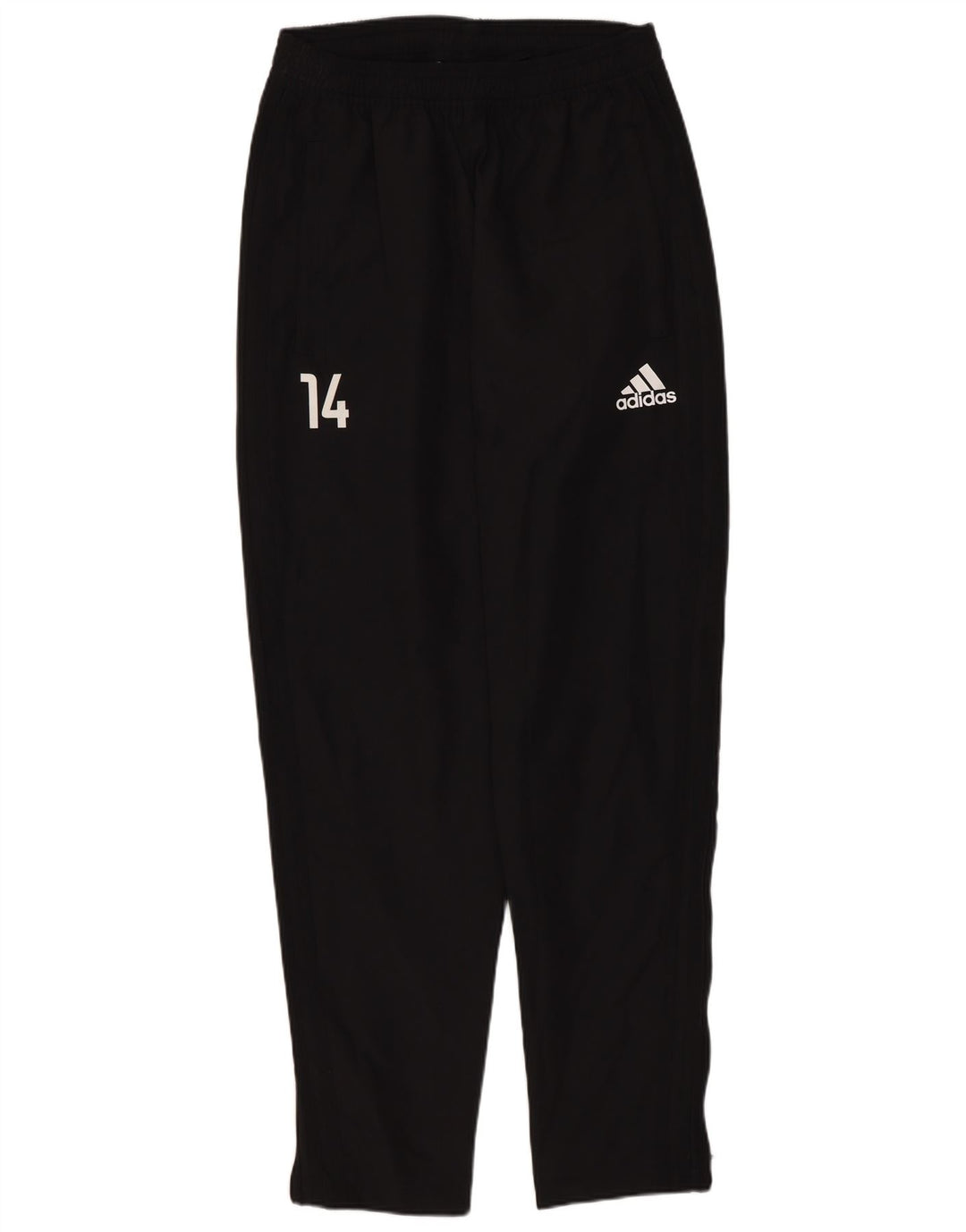 Pantaloni da tuta Adidas Climalite da uomo piccoli in poliestere nero