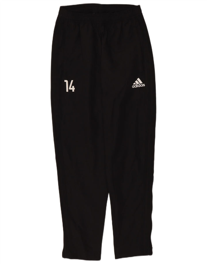 Pantaloni da tuta Adidas Climalite da uomo piccoli in poliestere nero