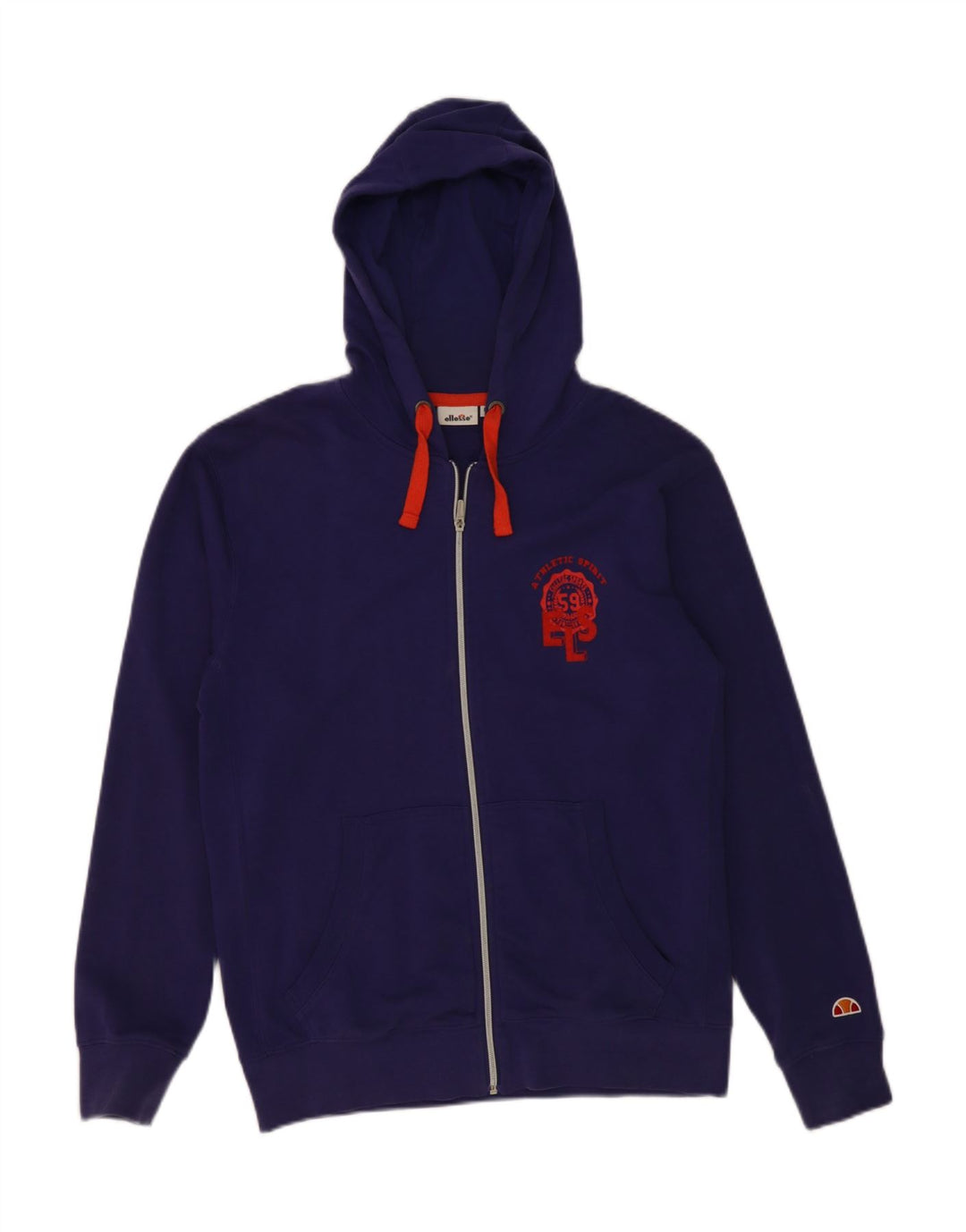 ELLESSE Mens Zip Hoodie Sweater Large Purple Cotton Vintage Ellesse and Second-Hand Ellesse from Messina Hembry 