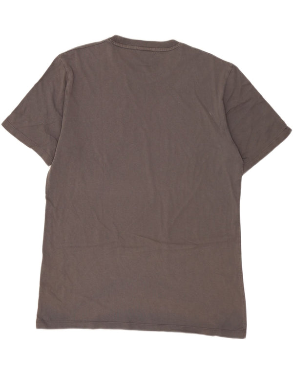 T-shirt da uomo SUPERDRY Top piccola in cotone grigio