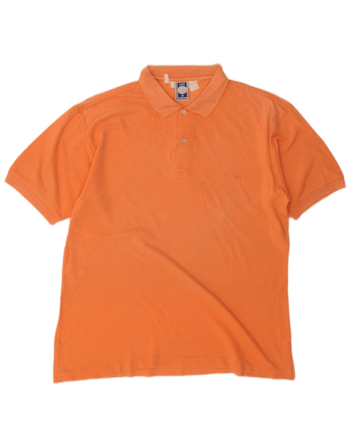Polo da uomo Lotto XL in cotone arancione