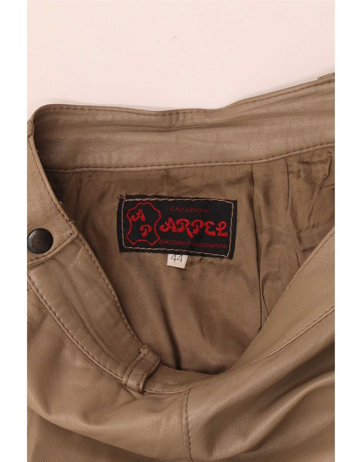 Gonna in pelle da donna Arpel IT 44 Media W28 Beige