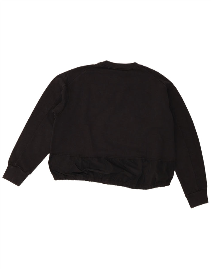Felpa corta grafica oversize per ragazze Dsquared2 15-16 anni nera