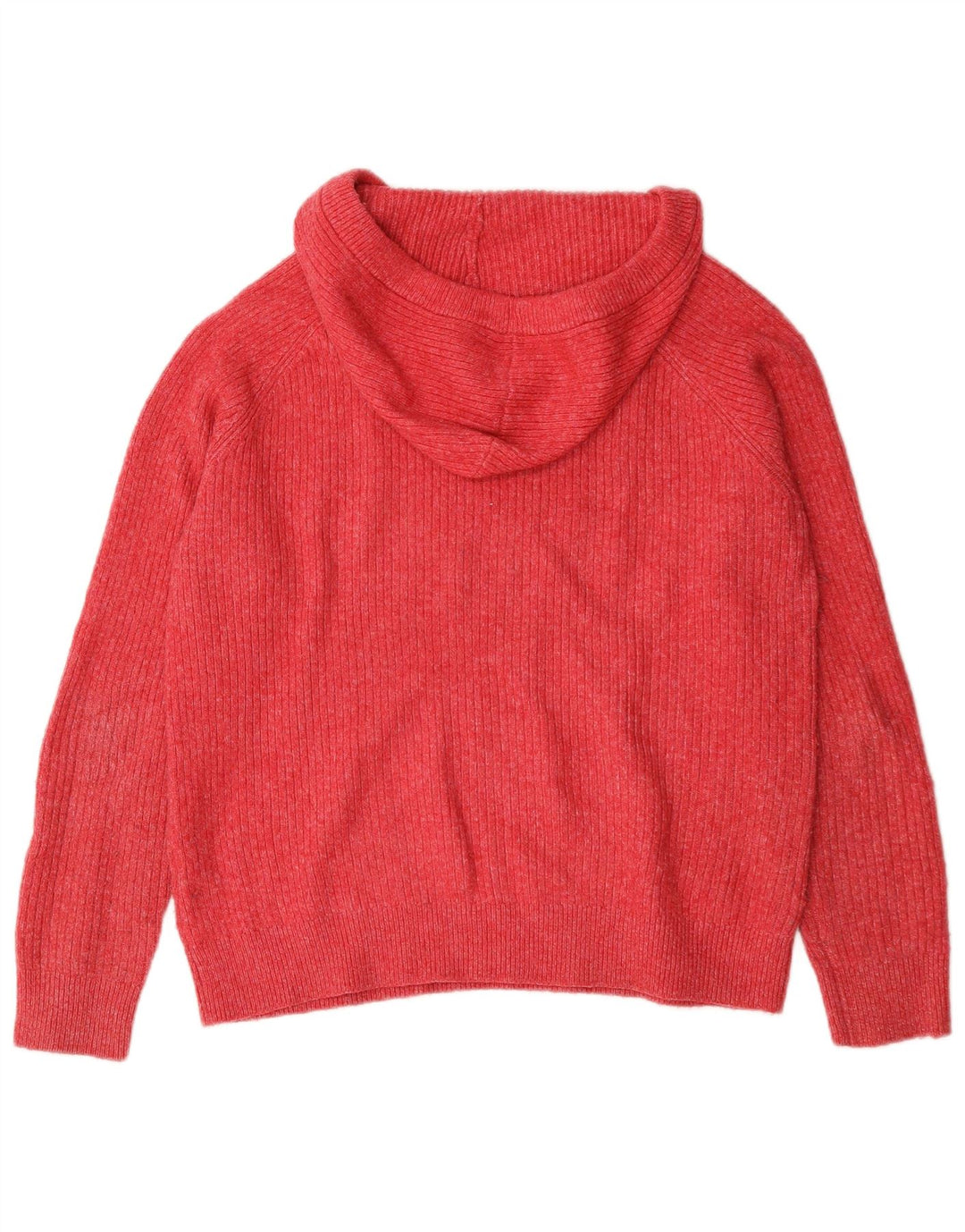 Maglione oversize con cappuccio da donna Marks & Spencer UK 14 rosso medio