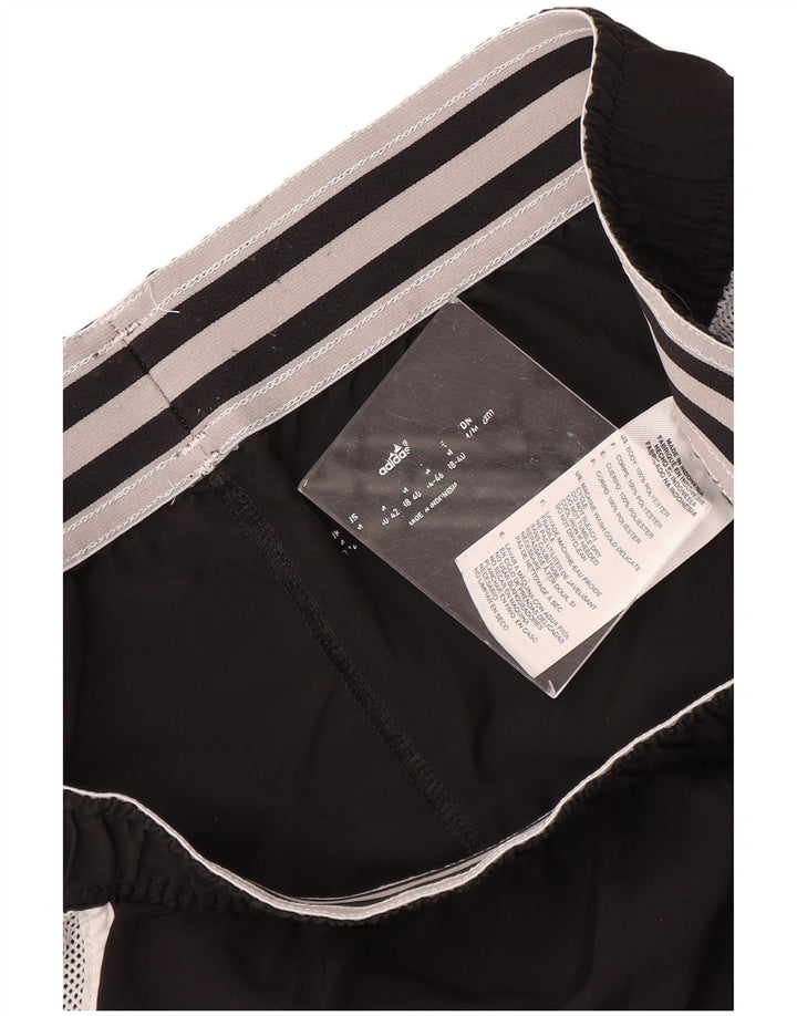 Pantaloncini sportivi da donna Adidas UK 14 Medium Black Colourblock poliestere