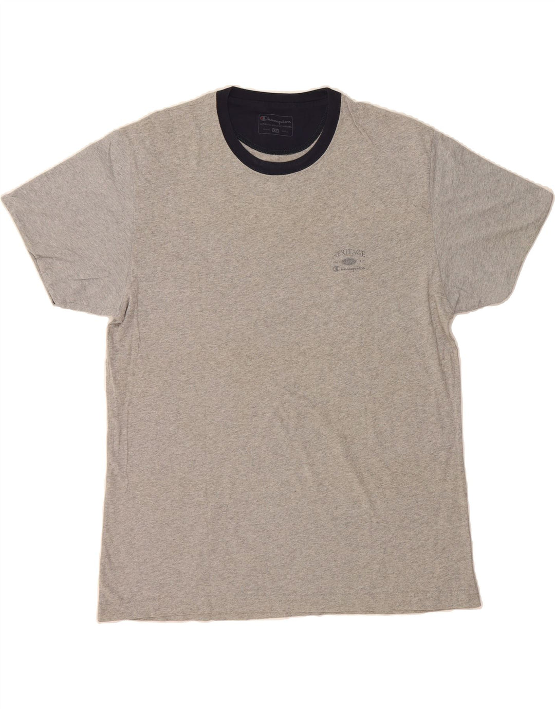 CHAMPION Mens Graphic T-Shirt Top 2XL Grey Cotton Vintage Champion and Second-Hand Champion from Messina Hembry 