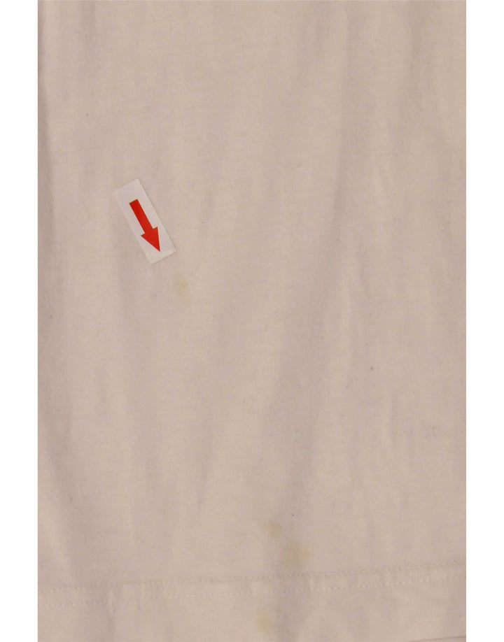 Polo grafica da uomo Sergio Tacchini in cotone bianco medio