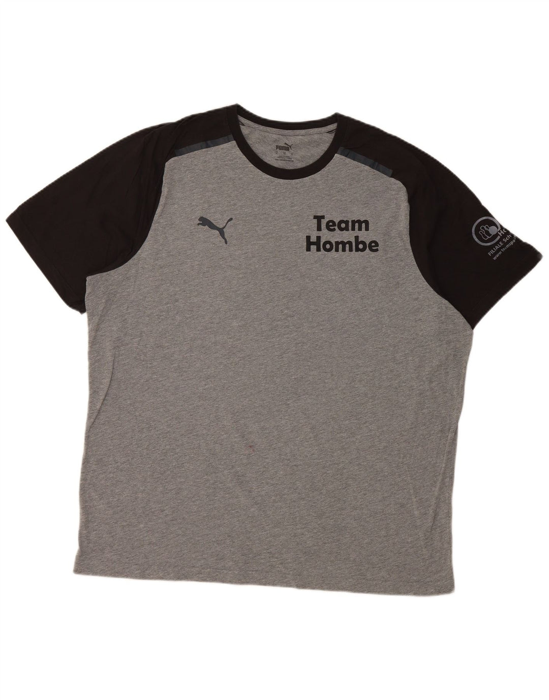 T-shirt grafica da uomo PUMA Top XL grigio color block