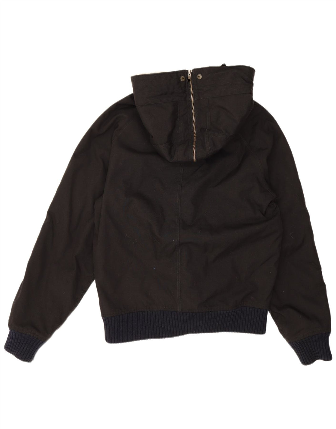 Giubbotto bomber imbottito con cappuccio da uomo Woolrich UK 40 Large nero in poliammide