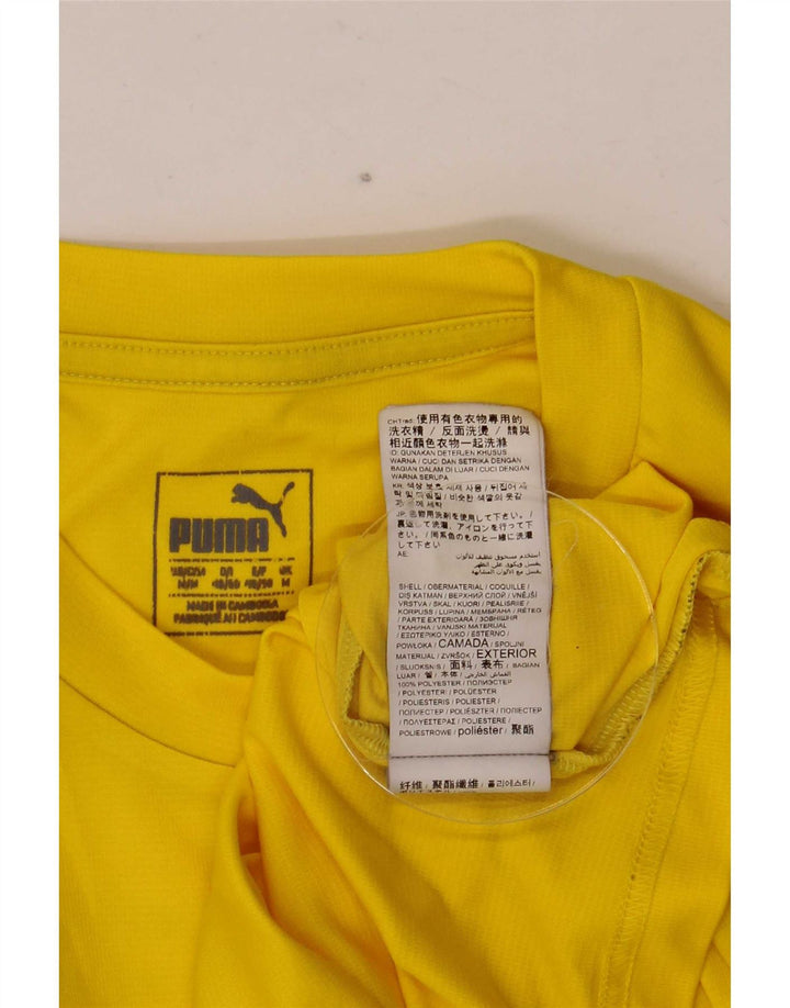 T-shirt grafica Puma da uomo Hyrox Top in poliestere giallo medio