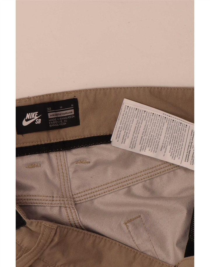 Pantaloncini casual regolari da uomo Nike W32 nylon beige medio
