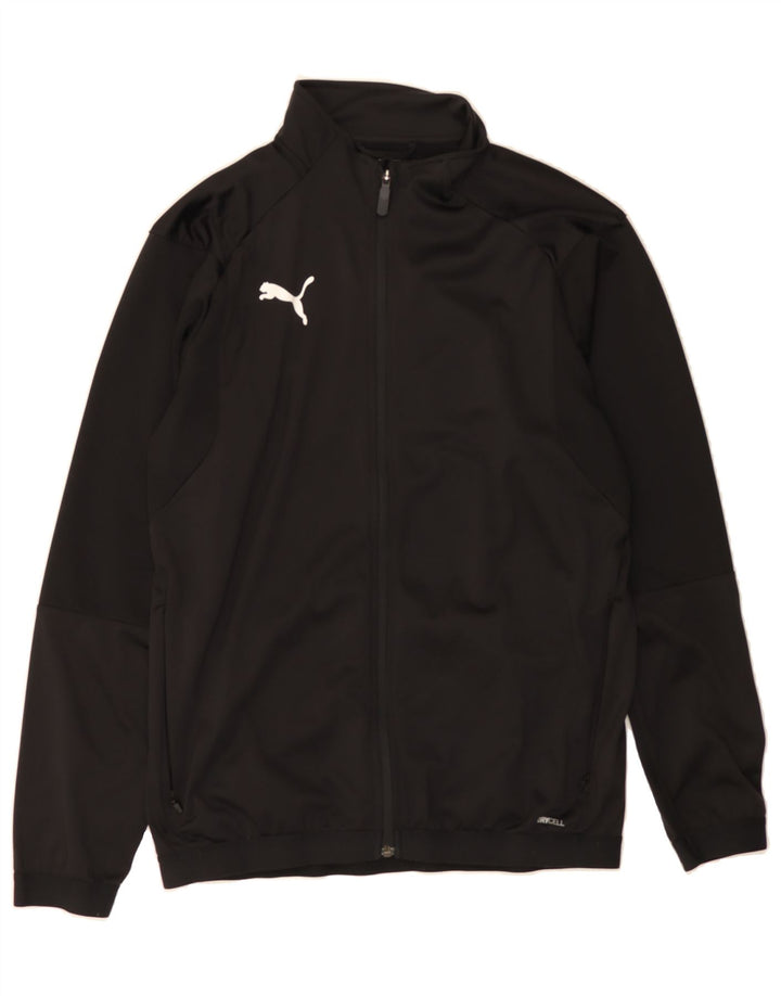 PUMA Mens Tracksuit Top Jacket Small Black Polyester Vintage Puma and Second-Hand Puma from Messina Hembry 