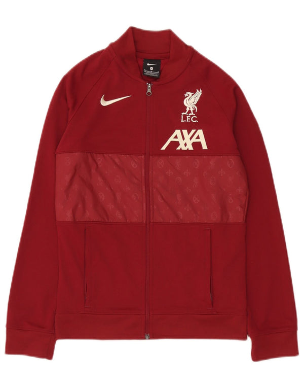 Giacca superiore della tuta da ragazzo Nike Liverpool 10-11 anni medio marrone
