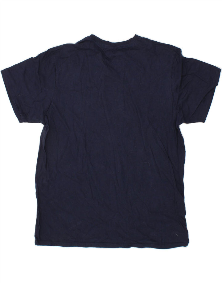 HURLEY Mens T-Shirt Top Medium Navy Blue Cotton Vintage Hurley and Second-Hand Hurley from Messina Hembry 