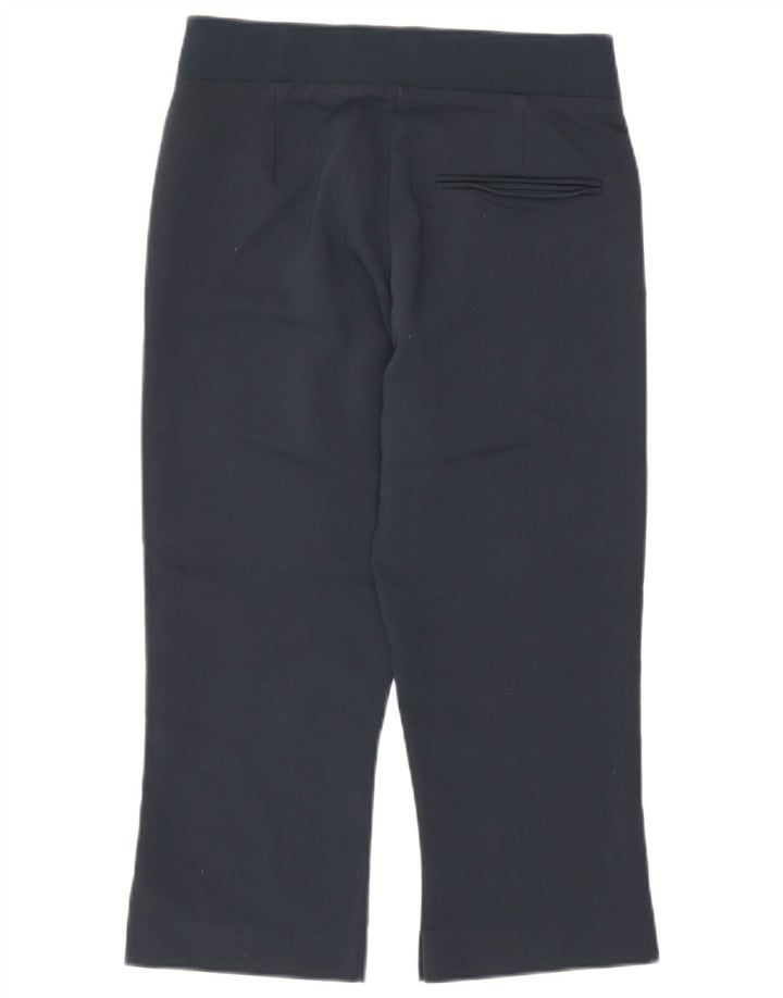 Pantaloni Capri da donna Zara piccoli W26 L19 viscosa blu navy