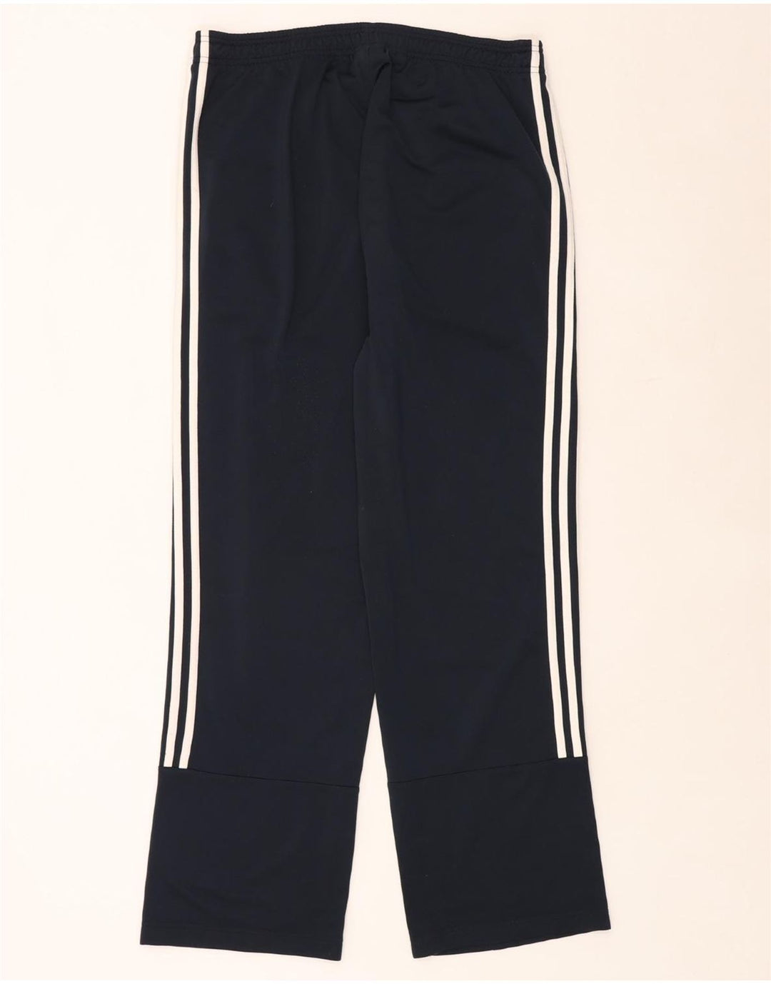 Pantaloni da tuta da uomo ADIDAS grandi in poliestere blu navy
