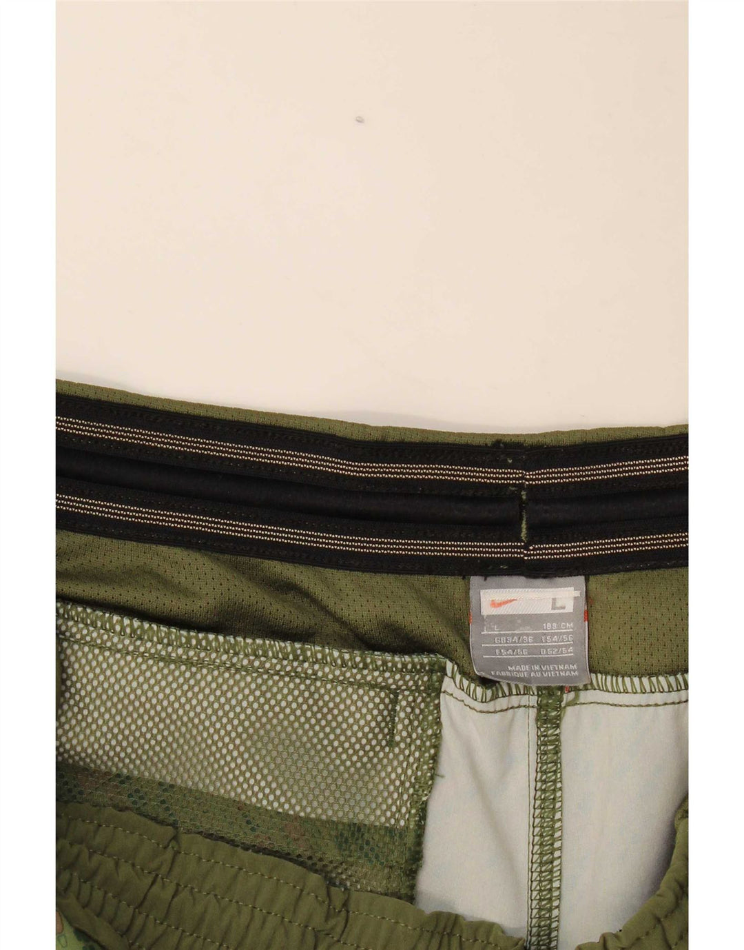 Pantaloncini sportivi Nike Bermuda da uomo grandi kaki geometrici