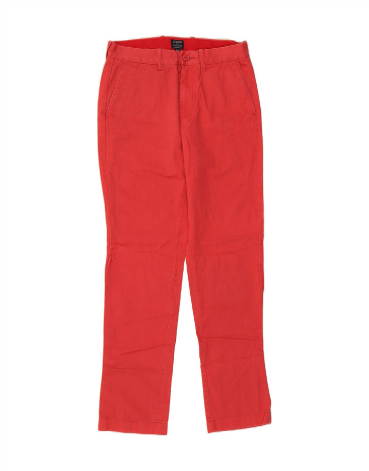J. CREW Mens The Sutton Slim Jeans W29 L32 Red Cotton Vintage J. Crew and Second-Hand J. Crew from Messina Hembry 