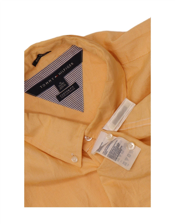 Camicia da uomo su misura Tommy Hilfiger XL gialla