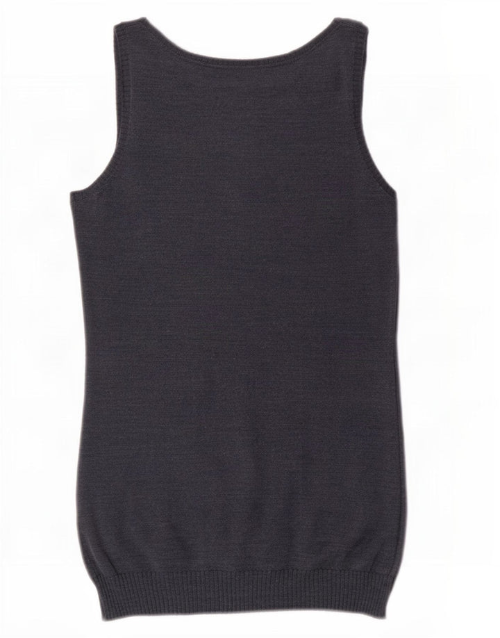 Canotta da donna Massimo Dutti UK 14 Large Grey Wool