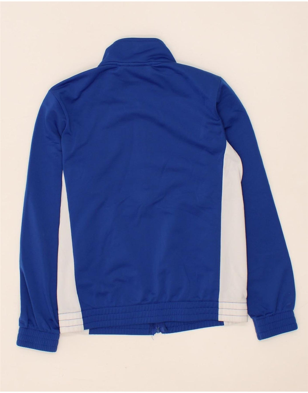 LOTTO Boys Tracksuit Top Jacket 9-10 Years Small Blue Colourblock Vintage Lotto and Second-Hand Lotto from Messina Hembry 