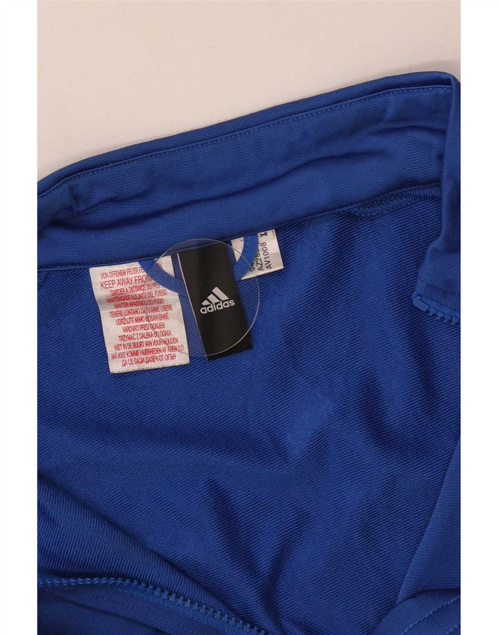 Giacca da ginnastica da uomo Adidas piccola blu