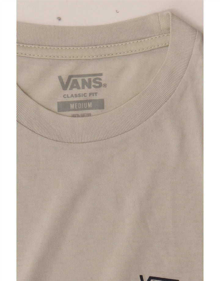 VANS Mens Classic Fit T-Shirt Top Medium Grey Colourblock Vintage Vans and Second-Hand Vans from Messina Hembry 