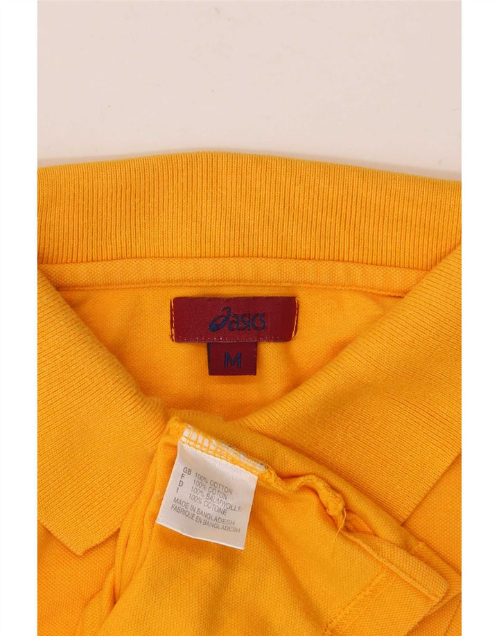 Polo Asics Uomo Cotone Giallo Medio