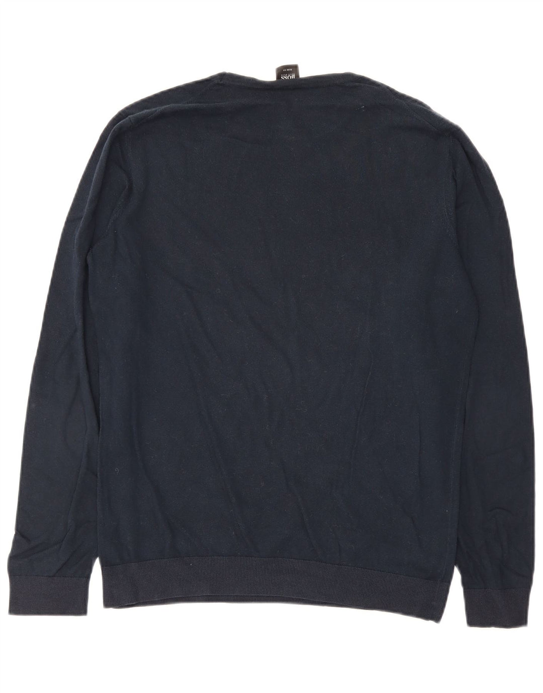 Maglione maglione girocollo da uomo Hugo Boss grande blu navy