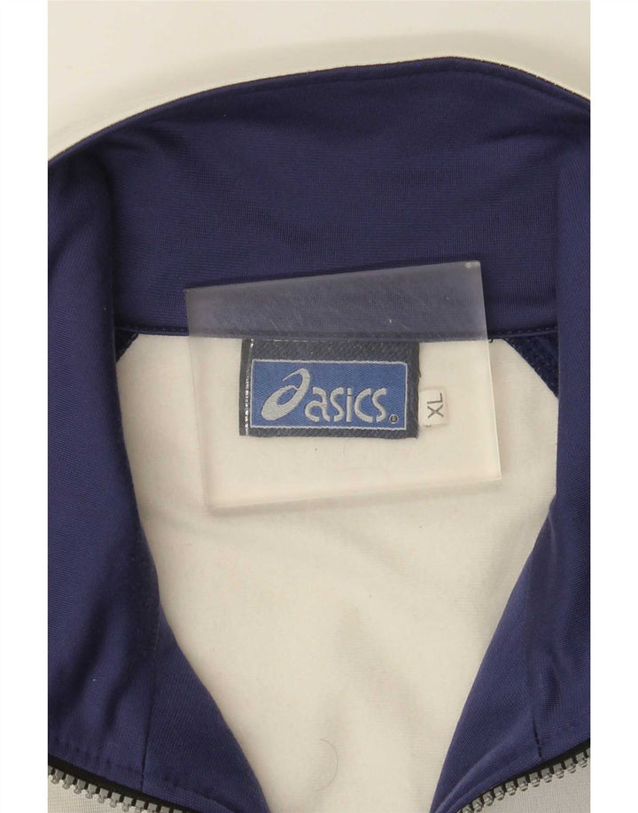 Giacca da ginnastica grafica da uomo Asics XL colore bianco
