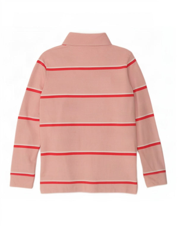 Crew Clothing Felpa da donna Maglione UK 12 Medium Pink Striped