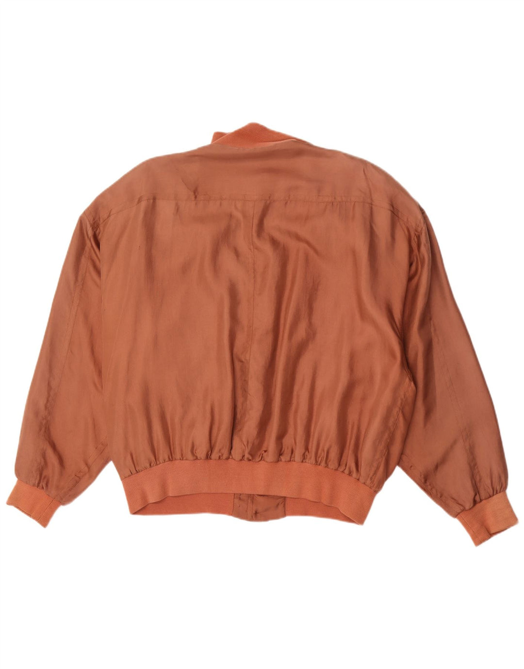 Giubbotto bomber vintage da uomo UK 38 in seta rosa medio