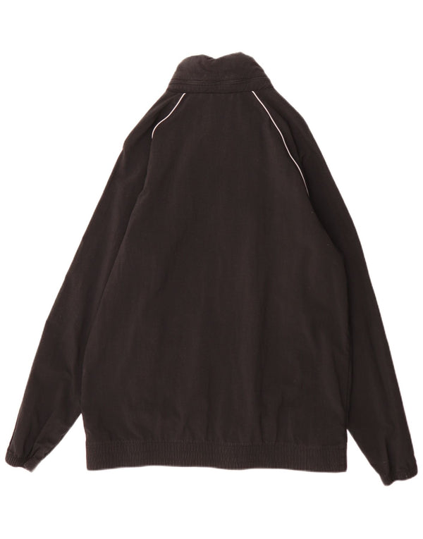 Giacca da ginnastica da uomo con cappuccio Adidas, media, in nylon nero