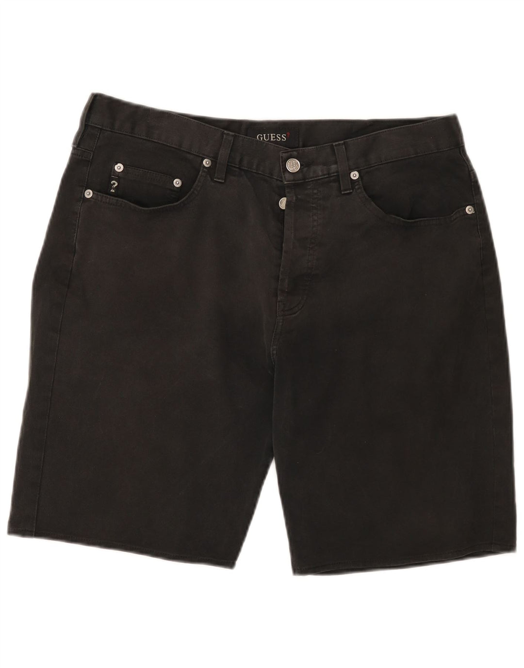 Pantaloncini di jeans da uomo Guess W34 grandi neri